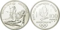 Frankreich 100 Francs Münze, Paris, ESSAI, STGL, Silber, Gadoury:C13 -