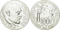 Frankreich 100 Francs Münze, Zola, Pessac, ESSAI, STGL, Silber -