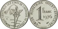 West African States Franc Münze, Paris, ESSAI, STGL, Steel, KM:E8 -
