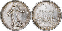 Frankreich 1 Franc Semeuse, Paris, Silber, NGC, Gadoury:467 -