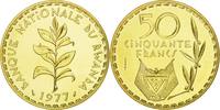 Ruanda 50 Francs Münze, Paris, ESSAI, STGL, Messing, KM:E7 -