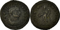 Follis Münze, Constantius I, London, SS, Kupfer, RIC:37a -