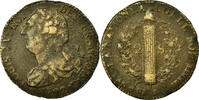 Frankreich 2 Sols Münze, Louis XVI, 2 sols françois, Lyon, S+, Bronze -