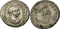 Denarius Münze, Elagabalus, Antioch, SS, Silber, RIC:199 -