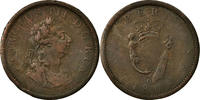 Ireland Penny Münze, George III, S, Kupfer, KM:148.1 -