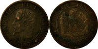 Frankreich Centime Münze, Napoleon III, Napoléon III, Paris, SS -