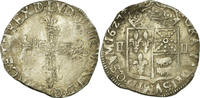 Frankreich 1/4 Ecu Münze, Louis XIII, 1/4 Écu de Béarn, Morlaas, S+ -