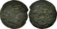 Spanien 2 Maravedis Münze, Philip IV, Madrid, S+, Kupfer, KM:175 -