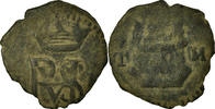 Spanien Blanca Münze, Philip II, Toledo, S+, Billon -