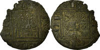 Spanien Obol Münze, Castille and Leon, Alfonso X, S+, Billon -