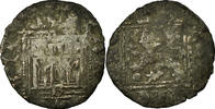 Spanien Denier Münze, Castille and Leon, Enrique II, Burgos, S+, Billon -