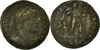 Follis Münze, Valens, Thessalonica, SS, Kupfer, RIC:16b -