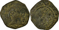 Spanien 2 Maravedis Münze, Philip II, Segovia, S+, Kupfer -