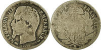 Frankreich Franc Münze, Napoleon III, Napoléon III, Lyon, GE+, Silber -
