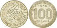 Kamerun 100 Francs Münze, Paris, ESSAI, STGL, Nickel, KM:E11 -