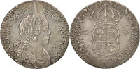 Frankreich 10 Sols-1/8 Ecu Münze, Louis XV, 1/12 Écu ou X-S de France-Navarre, 10 Sols-1/8 -