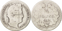 Frankreich 1/2 Franc Münze, Louis-Philippe, Paris, SGE, Silber -