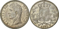 Frankreich 5 Francs Münze, Charles X, Lille, SS, Silber, Gadoury:644 -