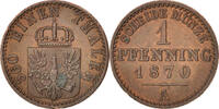 Deutsch Staaten Pfennig Wilhelm I