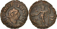 Tetradrachm Münze, Diocletian, Alexandria, SS+, Billon, Milne:4946 -