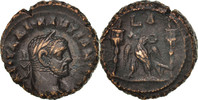 Tetradrachm Münze, Diocletian, Alexandria, SS+, Billon, Milne:4891 -