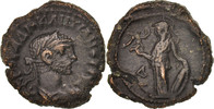 Tetradrachm Münze, Diocletian, Alexandria, SS+, Billon, Milne:4851 -