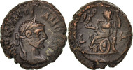 Tetradrachm Münze, Diocletian, Alexandria, SS+, Billon, Milne:5018 -