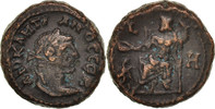 Tetradrachm Münze, Diocletian, Alexandria, SS, Billon, Milne:5014 -
