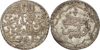 Tunesien Piastre Münze, TUNIS, Mahmud II, VZ, Billon, KM:90 -