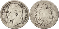Frankreich 2 Francs Münze, Napoleon III, Napoléon III, Bordeaux, SGE -