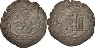 Spanien 1/2 Blanc Münze, Seville, SS, Billon -