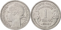 Frankreich Franc Münze, Morlon, Beaumont - Le Roger, VZ+, Aluminium -