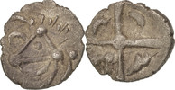 Obol Cadurci, Obol à la tête triangulaire, SS, Silber, Savès:420-423