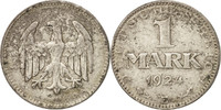 Deutschland, Weimarer Republik Mark Münze, Muldenhütten, SS, Silber -