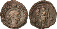 Tetradrachm Münze, Maximianus, Alexandria, SS, Billon, Milne:4904 -