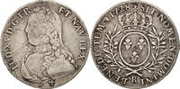 Frankreich 1/2 ECU, 44 Sols Münze, Louis XV, 1/2 Écu aux branches d'olivier -