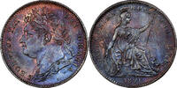Großbritannien Farthing 1821 London George IV, London, Kupfer, NGC, KM:677 MS65BN