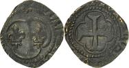 Frankreich Denier Tournois Münze, Louis XI, Châlons-en-Champagne, S+ -