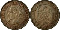 Frankreich Centime Münze, Napoleon III, Napoléon III, Bordeaux, SS+ -