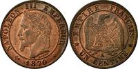 Frankreich Centime Münze, Napoleon III, Napoléon III, Paris, VZ -