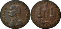 Großbritannien Halfpenny Token Münze, Northamptonshire, Northampton -