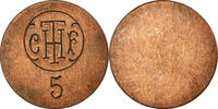 Frankreich 5 Centimes Münze, C.F.T.H (Cie Française Thomson-Houston), Paris -