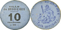 Frankreich 10 Centimes Münze, Ville de Bessières, Bessières, VZ -