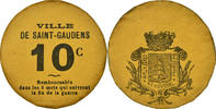 Frankreich 10 Centimes Münze, Ville de Saint-Gaudens, Saint-Gaudens, SS+ -