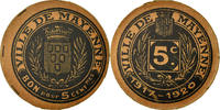 Frankreich 5 Centimes Münze, Ville de Mayenne, Mayenne, VZ -