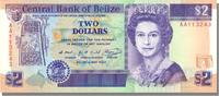 Belize 2 Dollars Geldschein, 1990-05-01, KM:52a, UNZ -