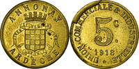 Frankreich 5 Centimes Münze, Union Commerciale et Industrielle, Annonay -