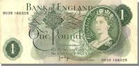 Großbritannien 1 Pound Geldschein, KM:374g, UNZ- -
