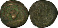 Follis Münze, Maurice Tiberius, Kyzikos, S, Kupfer, Sear:518 -