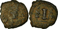 Decanummium Münze, Maurice Tiberius, Antioch, S, Kupfer, Sear:537 -